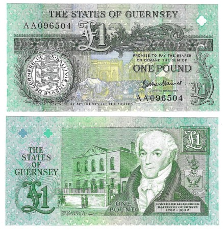 Guernsey 1 Pound 2016 UNC Pick 52d	 